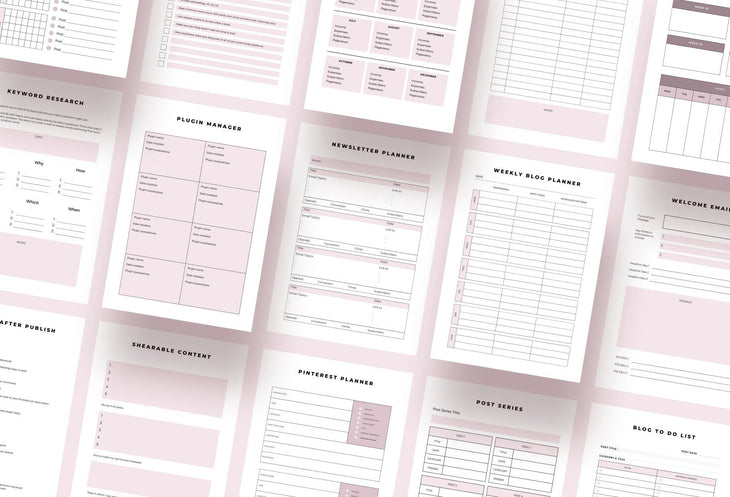 Ladystrategist Blog Planner Canva Template instagram canva templates social media templates etsy free canva templates