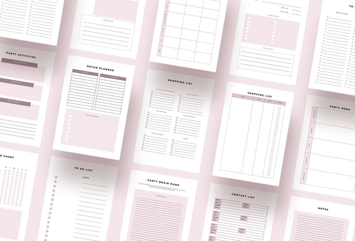 Ladystrategist Party Planner Canva Template instagram canva templates social media templates etsy free canva templates