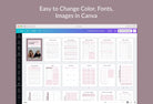 Ladystrategist University Planner Canva Template instagram canva templates social media templates etsy free canva templates