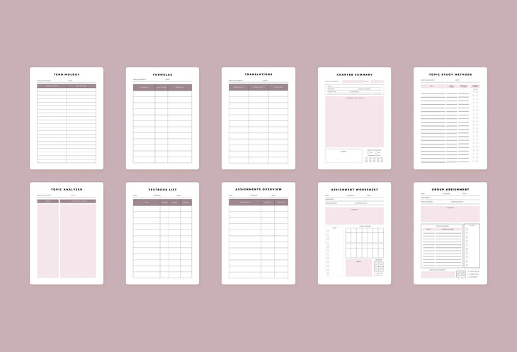 Ladystrategist University Planner Canva Template instagram canva templates social media templates etsy free canva templates