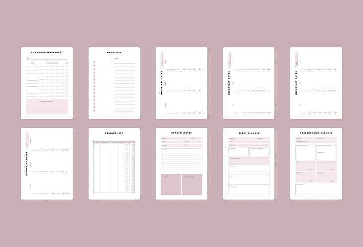 Ladystrategist University Planner Canva Template instagram canva templates social media templates etsy free canva templates
