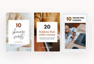 Ladystrategist 14 Modern Pinterest Templates for Bloggers and Coaches in All Industries - Editable Canva Template Pack 02 instagram canva templates social media templates etsy free canva templates