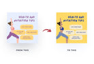 Ladystrategist 20 Beauty and Wellness Instagram Post Canva Templates instagram canva templates social media templates etsy free canva templates