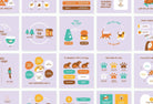 Ladystrategist 20 Pets Lists Instagram Posts - Fully Editable Canva Templates instagram canva templates social media templates etsy free canva templates