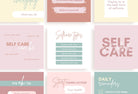 Ladystrategist 20 Self Care Infographics Instagram Posts Fully Editable Canva Templates instagram canva templates social media templates etsy free canva templates