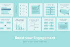 Ladystrategist 20 Travel Tips and Infographics - Instagram Engagement Posts - Fully Editable Canva Templates instagram canva templates social media templates etsy free canva templates