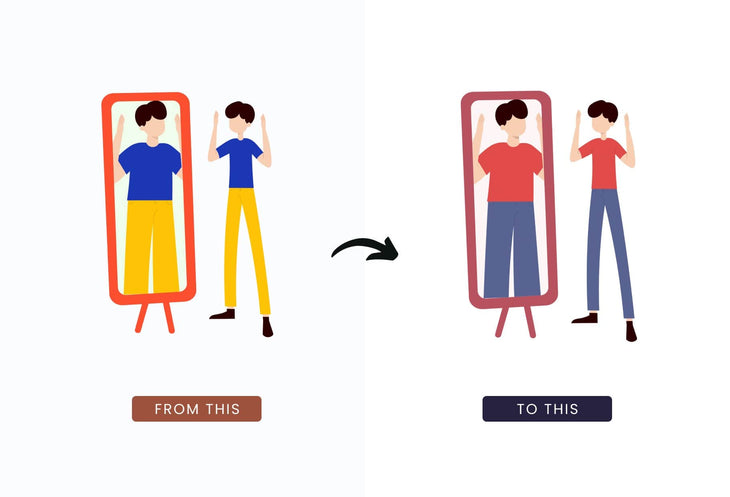 Ladystrategist 20 Unique Mental Health Illustrations Fully Editable in Canva V2 instagram canva templates social media templates etsy free canva templates