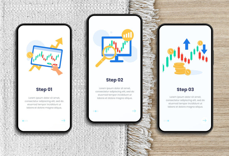 Ladystrategist 20 Unique Stock Market Conceptual Illustrations Fully Editable in Canva instagram canva templates social media templates etsy free canva templates