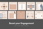 Ladystrategist 20 Wedding Tips and Infographics - Instagram Engagement Posts - Fully Editable Canva Templates instagram canva templates social media templates etsy free canva templates