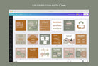 Ladystrategist 20 Wellness Infographics Instagram Posts Fully Editable Canva Templates instagram canva templates social media templates etsy free canva templates
