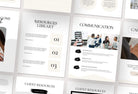 Ladystrategist 21 Page Client Welcome Packet for Coaches - Editable Canva Template - Modern instagram canva templates social media templates etsy free canva templates