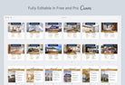 Ladystrategist 24 Real Estate Realtor Monthly Maintenance - Instagram Post Canva Templates instagram canva templates social media templates etsy free canva templates
