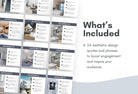 Ladystrategist 24 Real Estate Realtor Monthly Maintenance - Instagram Post Canva Templates instagram canva templates social media templates etsy free canva templates