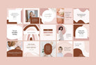 Ladystrategist 30 Beauty Quotes - Instagram Post Canva Templates instagram canva templates social media templates etsy free canva templates