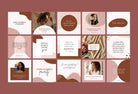 Ladystrategist 30 Beauty Quotes - Instagram Post Canva Templates instagram canva templates social media templates etsy free canva templates