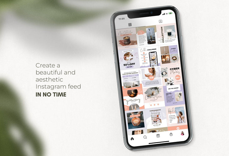 Ladystrategist 30 Candle Makers Instagram Post Canva Templates V2 instagram canva templates social media templates etsy free canva templates