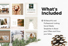 Ladystrategist 30 Christmas Instagram Post Canva Templates instagram canva templates social media templates etsy free canva templates