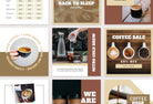 Ladystrategist 30 Coffeehouse Instagram Post Canva Templates instagram canva templates social media templates etsy free canva templates