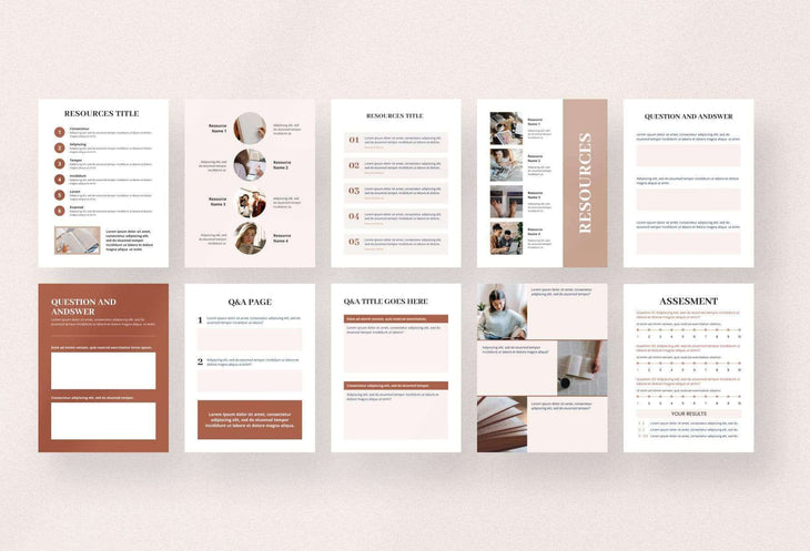 Ladystrategist 30-Day Challenge Lead Magnet Template instagram canva templates social media templates etsy free canva templates