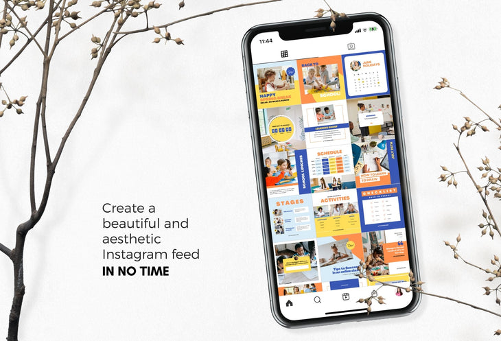 Ladystrategist 30 Education Instagram Post Canva Templates instagram canva templates social media templates etsy free canva templates