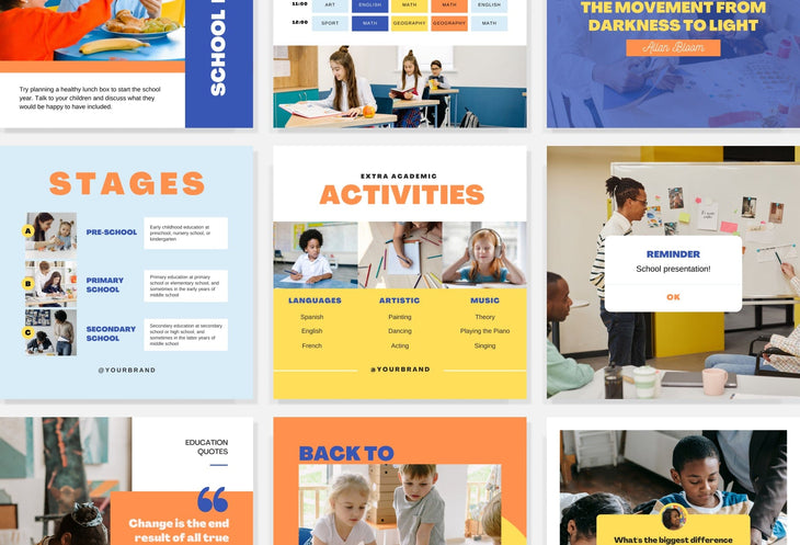 Ladystrategist 30 Education Instagram Post Canva Templates instagram canva templates social media templates etsy free canva templates