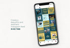 Ladystrategist 30 Fitness Instagram Post Canva Templates V2 instagram canva templates social media templates etsy free canva templates