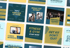 Ladystrategist 30 Fitness Instagram Post Canva Templates V2 instagram canva templates social media templates etsy free canva templates