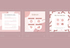 Ladystrategist 30 Games and Challenges Rose Gold Instagram Engagement Booster Post Canva Templates instagram canva templates social media templates etsy free canva templates