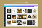 Ladystrategist 30 Golden New Year Instagram Post Canva Templates instagram canva templates social media templates etsy free canva templates