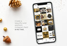 Ladystrategist 30 Golden New Year Instagram Post Canva Templates instagram canva templates social media templates etsy free canva templates