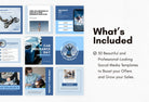 Ladystrategist 30 Insurance Instagram Post Canva Templates V2 instagram canva templates social media templates etsy free canva templates
