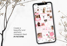 Ladystrategist 30 Lash Tech Instagram Post Canva Templates instagram canva templates social media templates etsy free canva templates