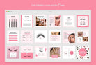 Ladystrategist 30 Lash Tech Instagram Post Canva Templates instagram canva templates social media templates etsy free canva templates
