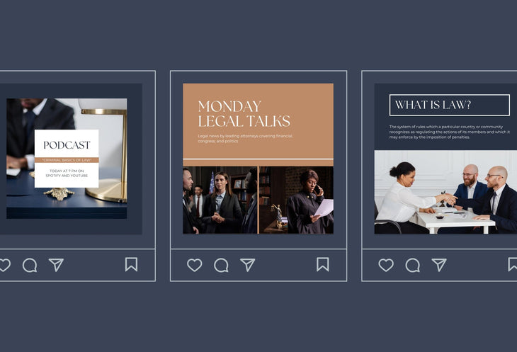 Ladystrategist 30 Law Instagram Post Canva Templates instagram canva templates social media templates etsy free canva templates
