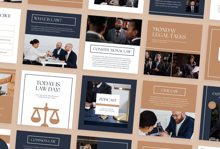 Ladystrategist 30 Law Instagram Post Canva Templates instagram canva templates social media templates etsy free canva templates