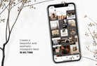 Ladystrategist 30 Luxurious Lifestyle Instagram Post Canva Templates instagram canva templates social media templates etsy free canva templates