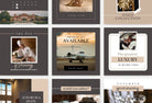 Ladystrategist 30 Luxurious Lifestyle Instagram Post Canva Templates instagram canva templates social media templates etsy free canva templates