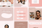Ladystrategist 30 Makeup Instagram Post Canva Templates instagram canva templates social media templates etsy free canva templates