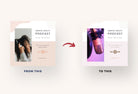 Ladystrategist 30 Mental Health Instagram Post Canva Templates instagram canva templates social media templates etsy free canva templates