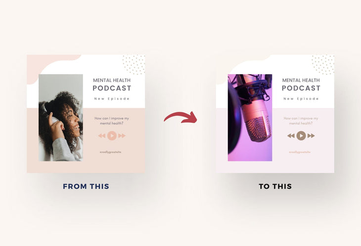 Ladystrategist 30 Mental Health Instagram Post Canva Templates instagram canva templates social media templates etsy free canva templates