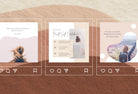 Ladystrategist 30 Mental Health Instagram Post Canva Templates instagram canva templates social media templates etsy free canva templates