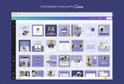 Ladystrategist 30 Mindset Instagram Post Canva Templates V2 instagram canva templates social media templates etsy free canva templates