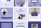 Ladystrategist 30 Mindset Instagram Post Canva Templates V2 instagram canva templates social media templates etsy free canva templates