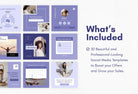 Ladystrategist 30 Mindset Instagram Post Canva Templates V2 instagram canva templates social media templates etsy free canva templates