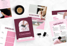 Ladystrategist 30-Page Coaching Program Package Canva Template Amaranth Style instagram canva templates social media templates etsy free canva templates
