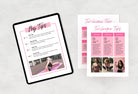 Ladystrategist 30 Page Fitness Program Template Bubble Gum Editable Canva Template instagram canva templates social media templates etsy free canva templates