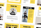 Ladystrategist 30 Page Fitness Program Template Samantha Editable Canva Templates instagram canva templates social media templates etsy free canva templates