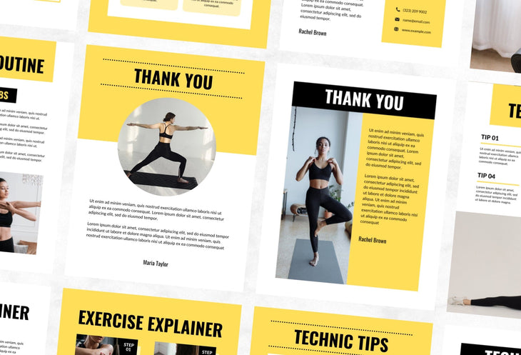 Ladystrategist 30 Page Fitness Program Template Samantha Editable Canva Templates instagram canva templates social media templates etsy free canva templates