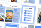 Ladystrategist 30 Page Fitness Program Template Violet Sky Editable Canva Templates instagram canva templates social media templates etsy free canva templates