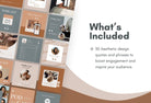 Ladystrategist 30 Podcast Wellness - Instagram Post Canva Templates instagram canva templates social media templates etsy free canva templates